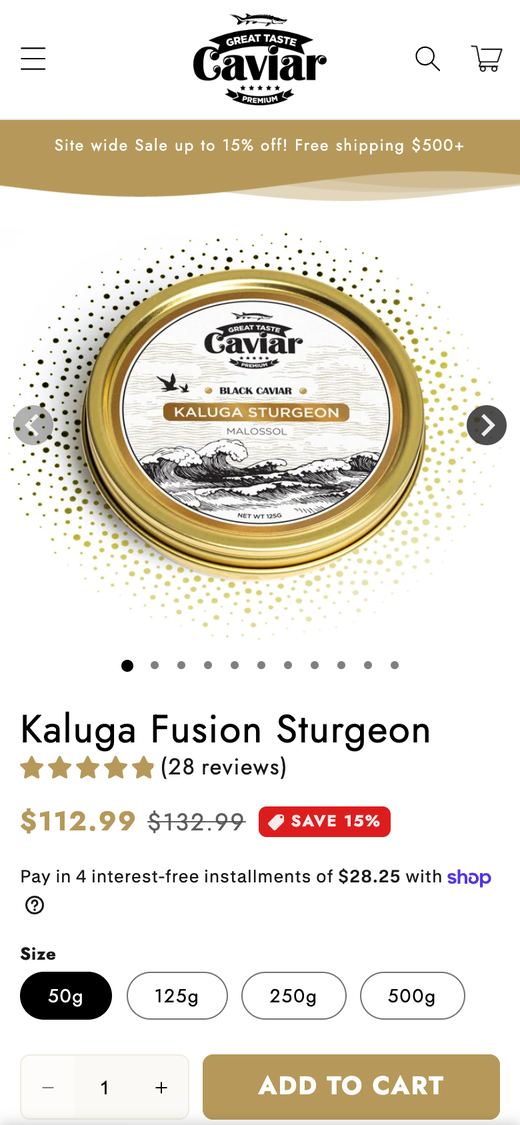 Kaluga on a phone: 